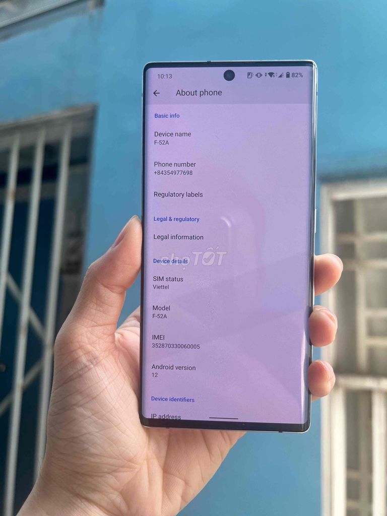 Fujitsu F-52A 128GB Trắng. Mua bán Điện thoại tại Quận 7 Tp Hồ Chí Minh được đăng bởi Hiếu hình 1