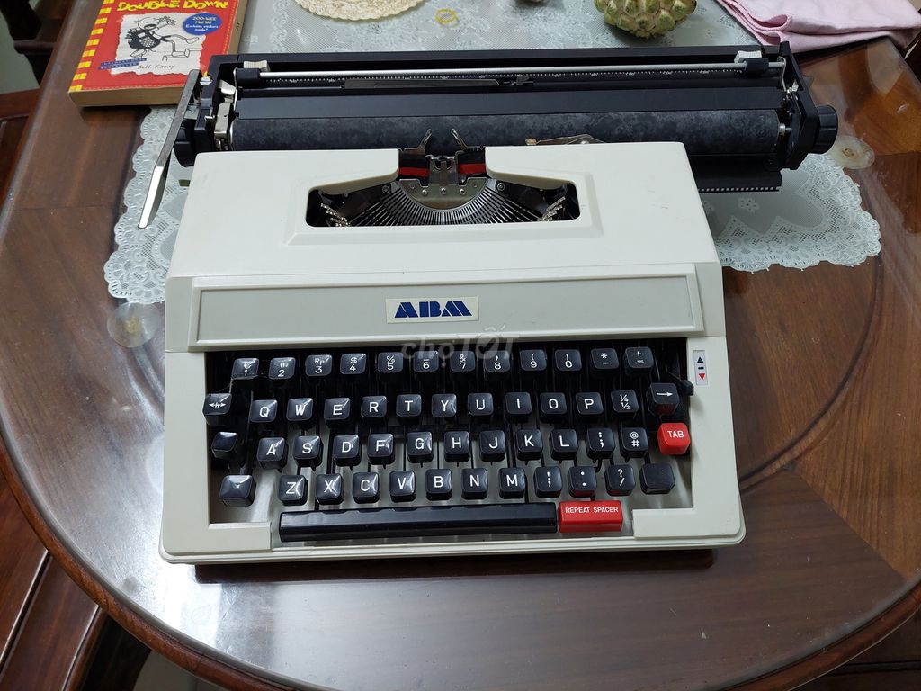 Máy đánh chữ ABM (manual typewritter) như hình. Mua bán Đồ dùng văn phòng tại Quận Ngô Quyền Hải Phòng được đăng bởi Vinh hình 1