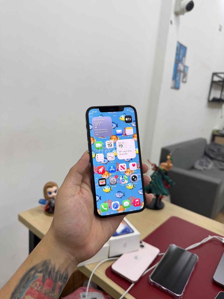 iPhone 13 Pro Max 128GB Xanh Nguyên bản. Mua bán Điện thoại tại Quận Đống Đa Hà Nội được đăng bởi KT Hà Nội Mobile hình 1