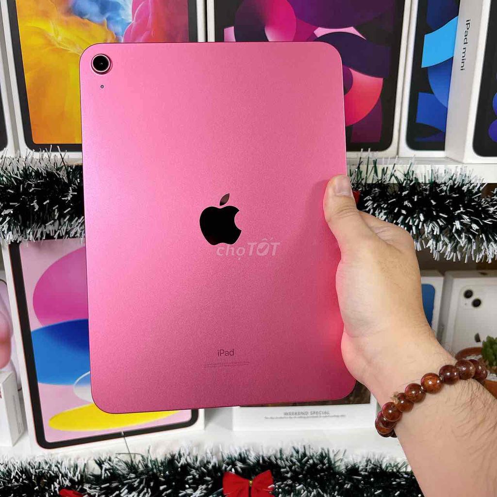 iPad Gen 10 Wifi 64Gb Hồng 99% Fullbox Bh 10/2025