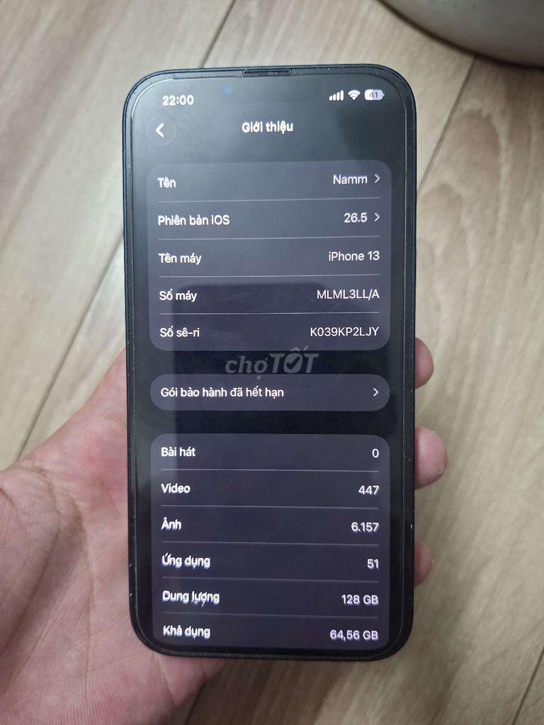 Apple iPhone 13 128GB Xanh 99%. Mua bán Điện thoại tại Quận Nam Từ Liêm Hà Nội được đăng bởi Tài Nam hình 1