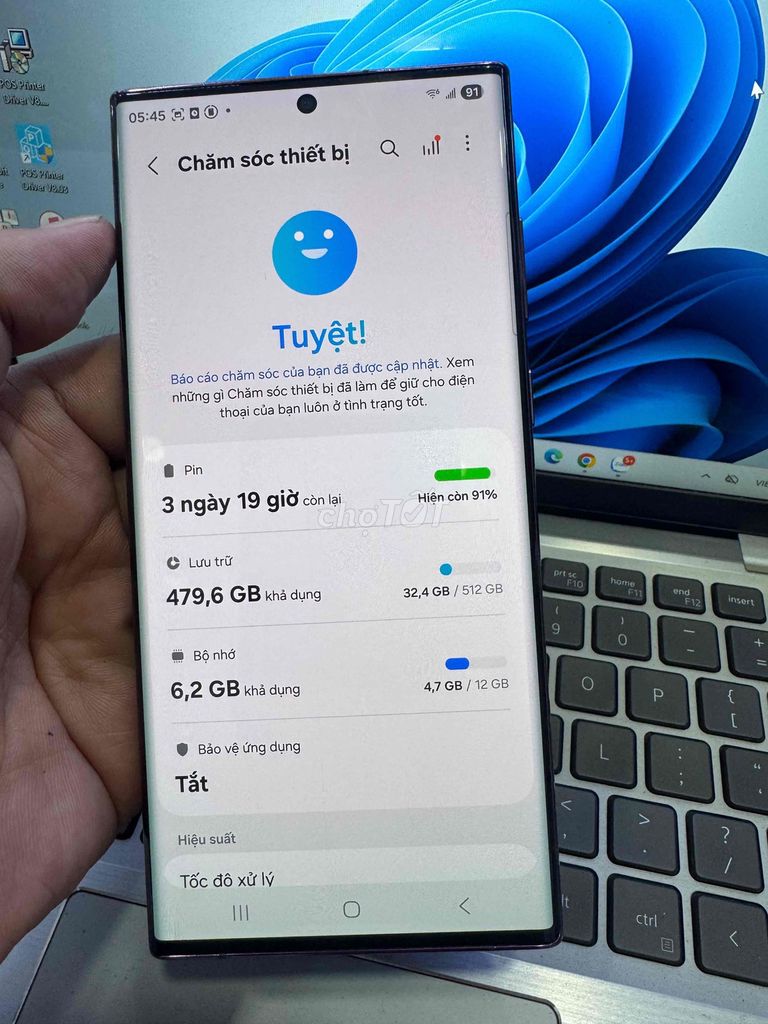 Samsung Galaxy S22 Ultra 512GB Tím. Mua bán Điện thoại tại Quận 6 Tp Hồ Chí Minh được đăng bởi QUỐC THIÊN BÁN GÓP 0 ĐỒNG  hình 1