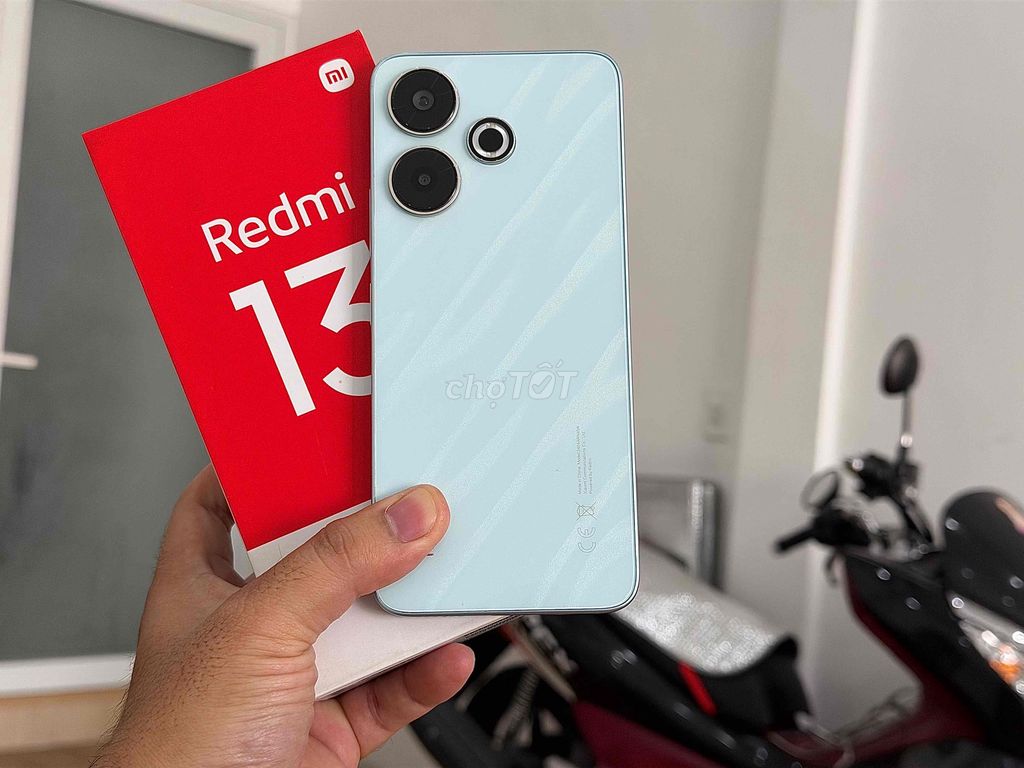 Xiaomi Redmi 13 128GB Xanh nhạt. Mua bán Điện thoại tại Quận Ninh Kiều Cần Thơ được đăng bởi Cầm Đồ Tấn Lợi hình 1