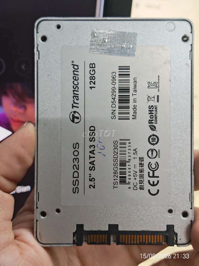 SSD Transcend SSD230S 128GB chuẩn 2.5 inch SATA 3. Mua bán Linh kiện (RAM, Card...) tại Thành phố Thủ Đức Tp Hồ Chí Minh được đăng bởi Đan Hạ bán đồ hình 1