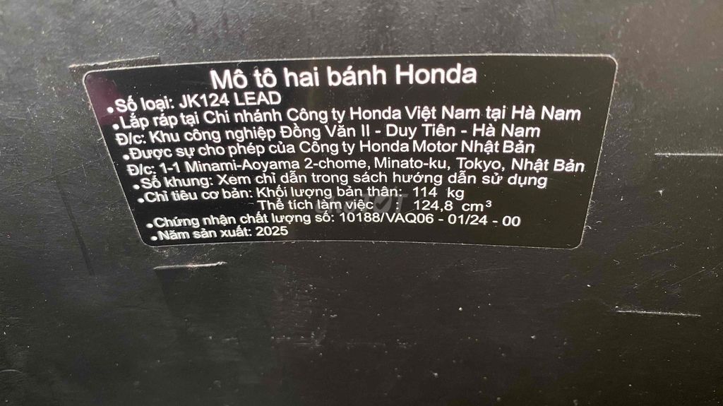 Lead mẫu mới 2025. Mua bán Xe máy tại Thành phố Biên Hòa Đồng Nai được đăng bởi CH xe máy Trần Na Na hình 8