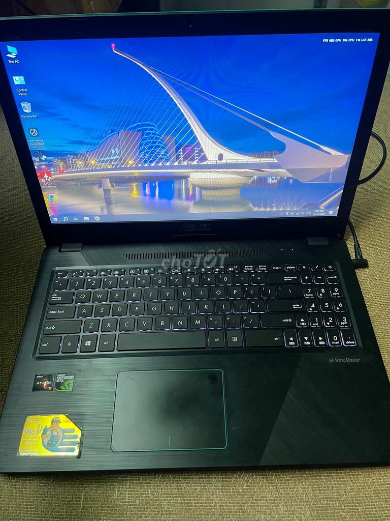 Asus X570 Ryzen 5 2500 12GB/256GB GTX 1050. Mua bán Laptop tại Quận Gò Vấp Tp Hồ Chí Minh được đăng bởi Hội Đồ Điện Tử hình 1