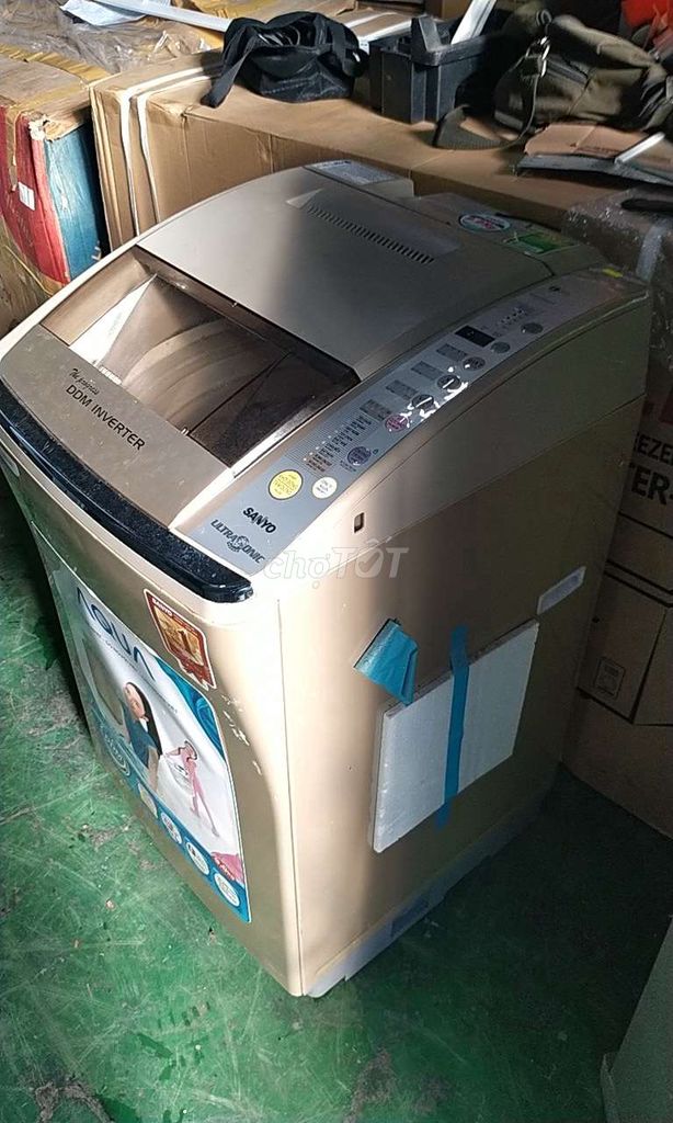0904620065 - Máy giặt Sanyo Inverter 9kg , máy 95% có bảo hành