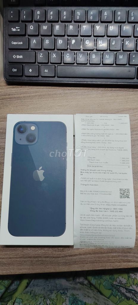 Apple iPhone 13 128GB Đen. Mua bán Điện thoại tại Quận Bình Thuỷ Cần Thơ được đăng bởi Hoàng Phi Trần hình 1