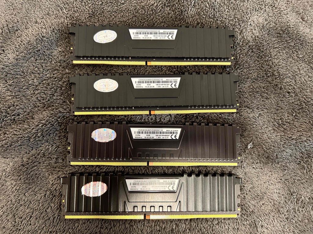 RAM Corsair CMK8GX4M1D3000C16 8GB DDR4. Mua bán Linh kiện (RAM, Card...) tại Quận 4 Tp Hồ Chí Minh được đăng bởi Đào Trần Duy Phụng hình 1