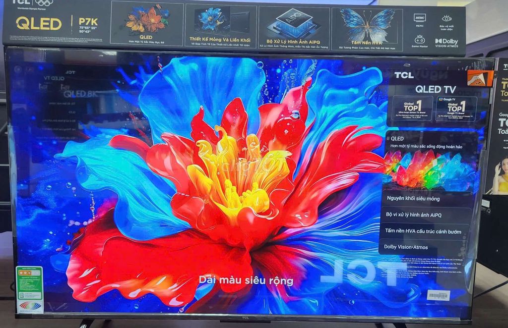 Tivi QLED TCL P7K 43 inch. Mua bán Tivi, Âm thanh tại Thành phố Vĩnh Long Vĩnh Long được đăng bởi Đông Pha hình 1