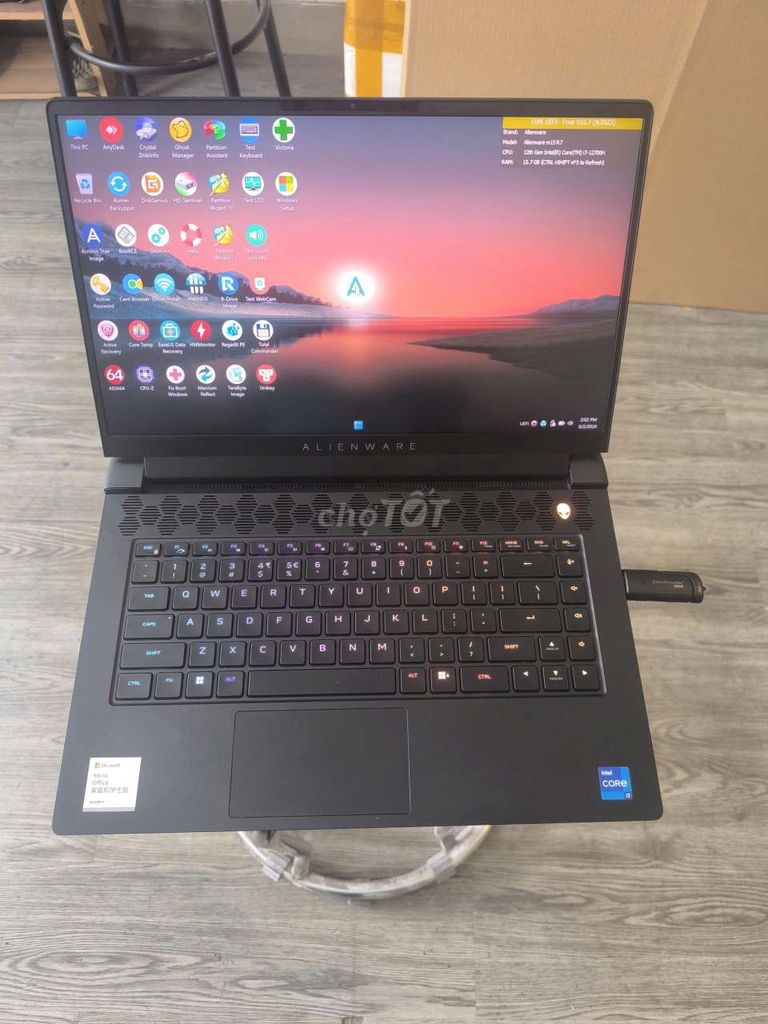 Dell Alienware M15r7 I7-12700H 16GB/512GB. Mua bán Laptop tại Quận Gò Vấp Tp Hồ Chí Minh được đăng bởi Tấn hình 1