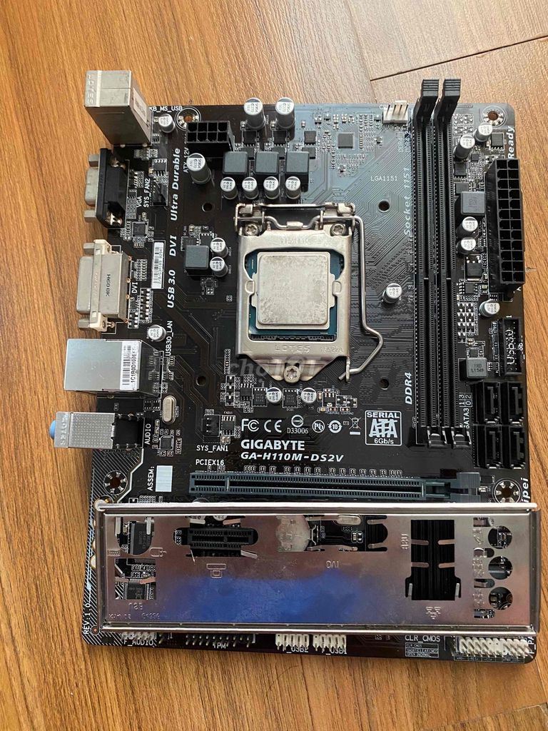 Bo mạch chủ Gigabyte GA-H110M-DS2V i5 6500. Mua bán Linh kiện (RAM, Card...) tại Quận Gò Vấp Tp Hồ Chí Minh được đăng bởi Linh Kiện PC  hình 1