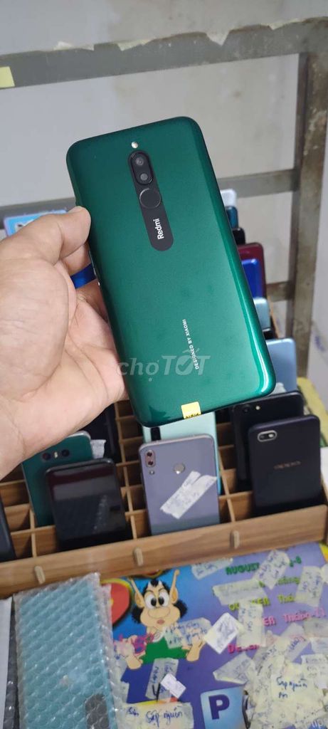 Xiaomi redmi 8, pin 5000, 2sim, máy đẹp