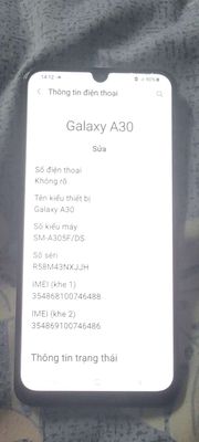 Samsung Galaxy A30 32GB Đen