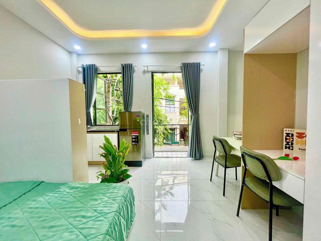 CHO THUÊ STUDIO FULL NỘI THẤT – BAN CÔNG THOÁNG MÁT – NGAY THÀNH THÁI