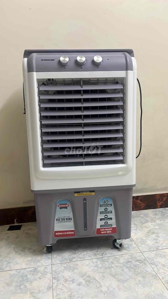 Quạt điều hòa Sunhouse 40L Trắng xám. Mua bán Quạt tại Quận 10 Tp Hồ Chí Minh được đăng bởi Phan Thiệu Thùy Dương hình 1