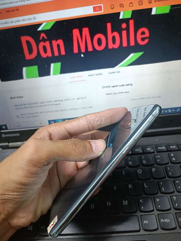 SAMSUNG S10E 6GB.128GB MÀN ZIN ĐẸP HÔNG ÁM 2 SIM. Mua bán Điện thoại tại Quận Bình Thạnh Tp Hồ Chí Minh được đăng bởi Dân Mobile hình 4