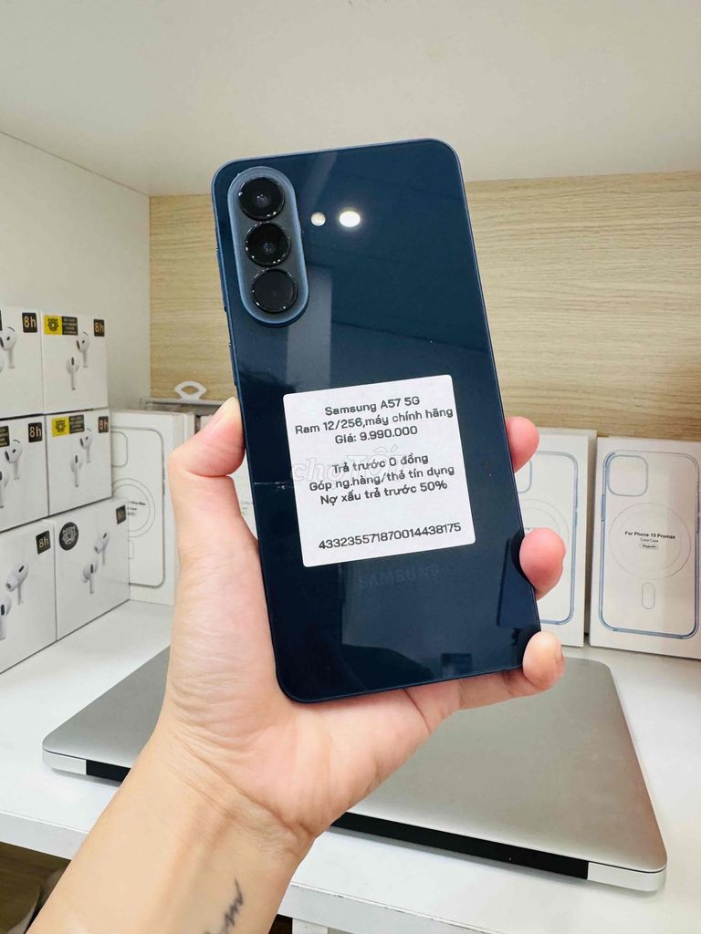 Samsung A57 5G 12GB/256GB Xanh hỗ trợ góp. Mua bán Điện thoại tại Thành phố Long Xuyên An Giang được đăng bởi Ngân KNmobile An Giang  hình 1
