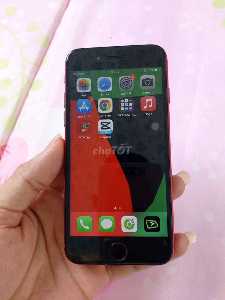 Iphone 8 đỏ 64g xài tết bao sang