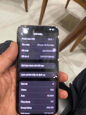Apple iPhone 15 Pro Max 256GB Titan tự nhiên