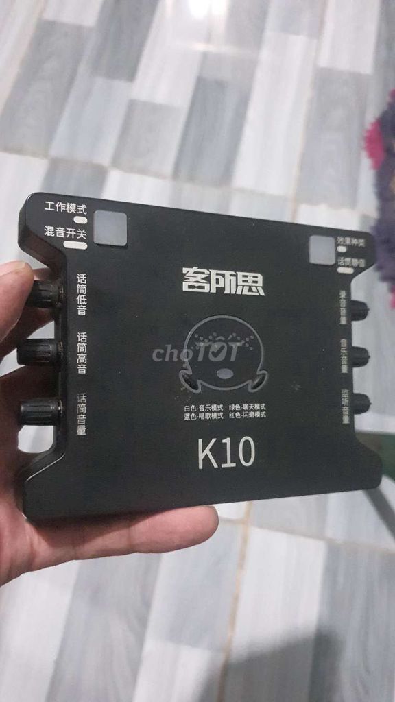 Card âm thanh Keli K10 Đen. Mua bán Linh kiện (RAM, Card...) tại Thành phố Cà Mau Cà Mau được đăng bởi Tiến Trần hình 1