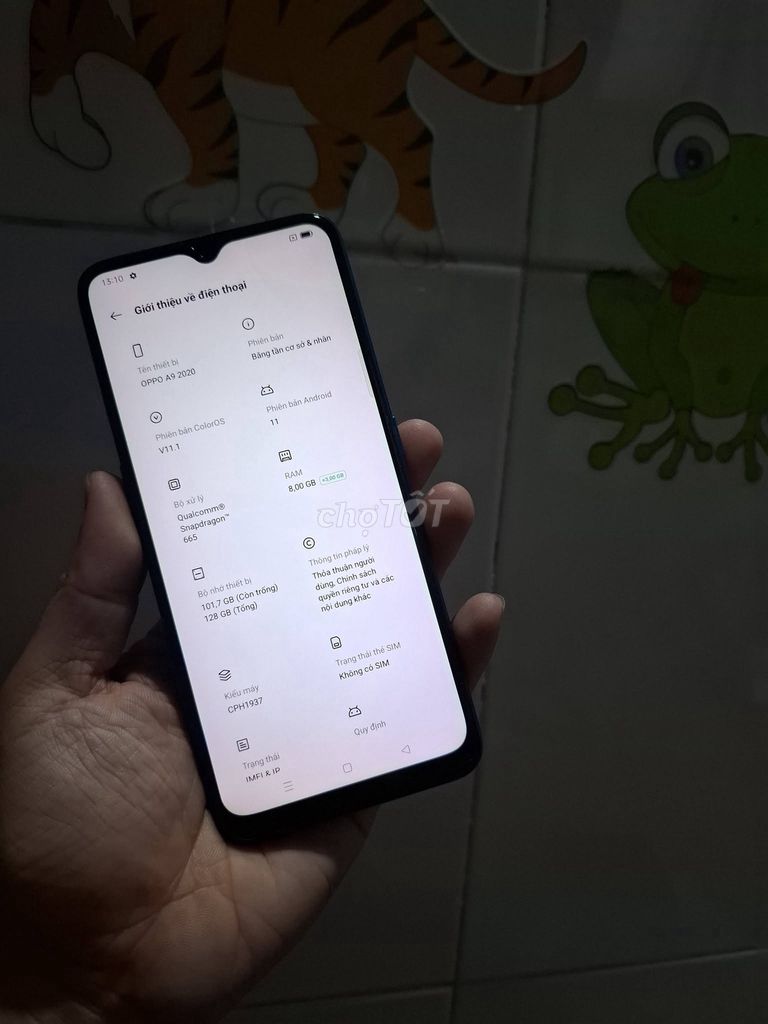 Oppo A9 2020 8GB/128GB Xanh đen. Mua bán Điện thoại tại Thành phố Thủ Đức Tp Hồ Chí Minh được đăng bởi Hội Đồ Điện Tử hình 1