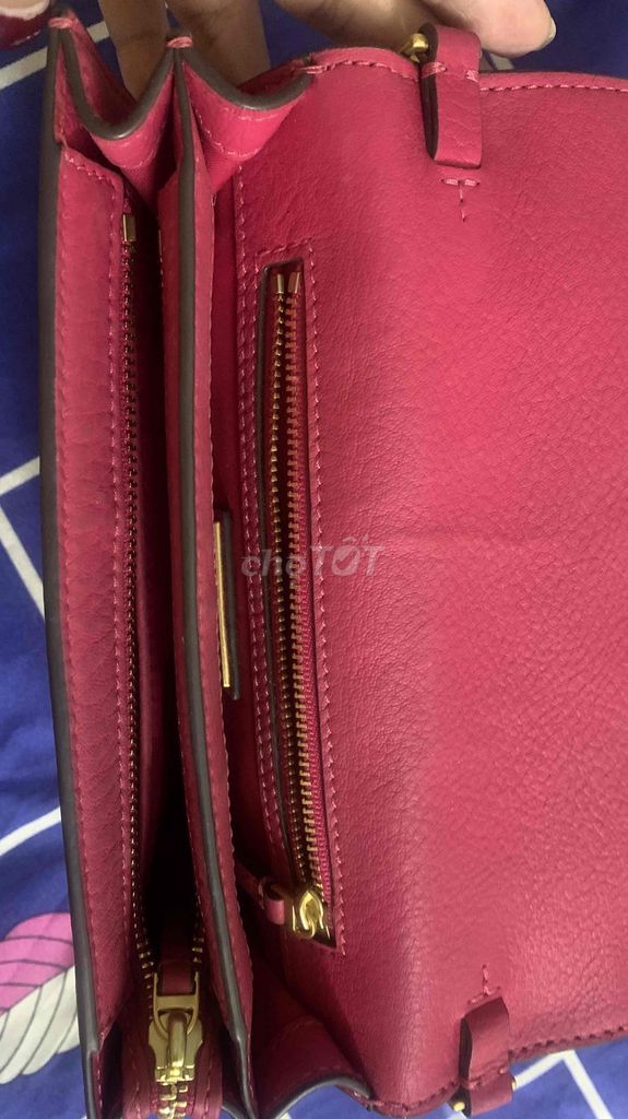 Túi Tory Burch màu hồng chính hãng