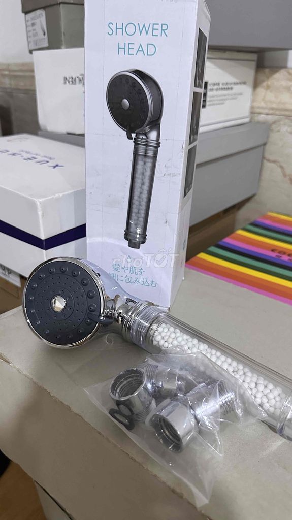 Vòi hoa sen lọc nước Nhật Bản Bạc Mới. Mua bán Thiết bị vệ sinh, nhà tắm tại Quận Tân Bình Tp Hồ Chí Minh được đăng bởi Phuong Nguyen hình 1