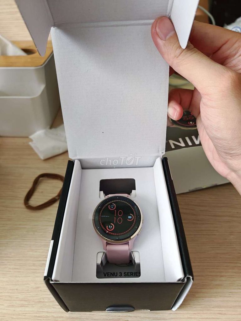 Garmin Venu 3s mới unbox 12/10/2025. Mua bán Thiết bị đeo thông minh tại Quận 12 Tp Hồ Chí Minh được đăng bởi TRAN CONG TRI hình 1