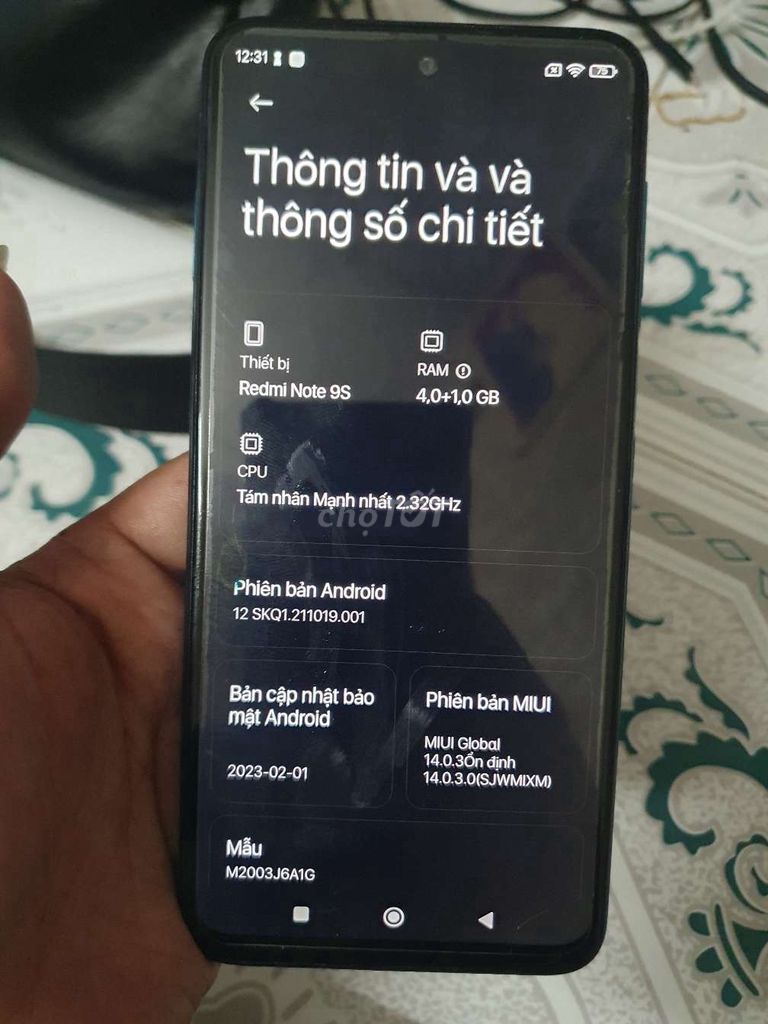 Redmi note 9s 5/64 pin trâu bò. Mua bán Điện thoại tại Quận Đống Đa Hà Nội được đăng bởi Lin hình 1