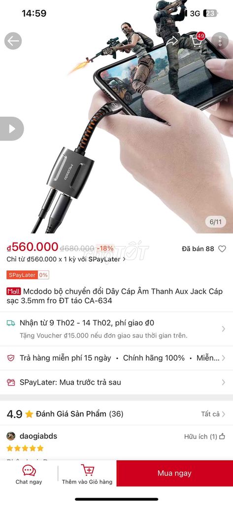 bộ chuyển đổi dây cáp âm thanh cáp savj