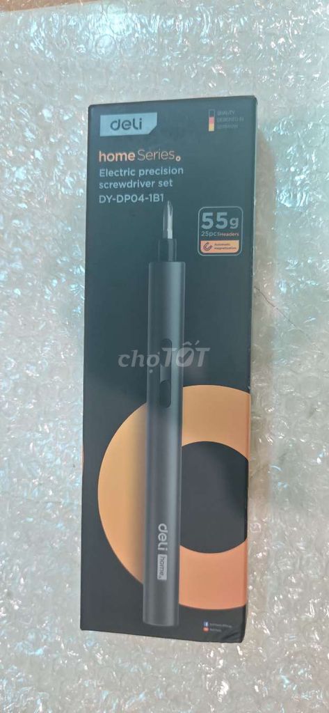 Bộ tua vít điện Deli DY-DP04-1B1 Xám. Mua bán Đồ chuyên dụng, Giống nuôi trồng tại Quận Hai Bà Trưng Hà Nội được đăng bởi Anh Nguyễn hình 1