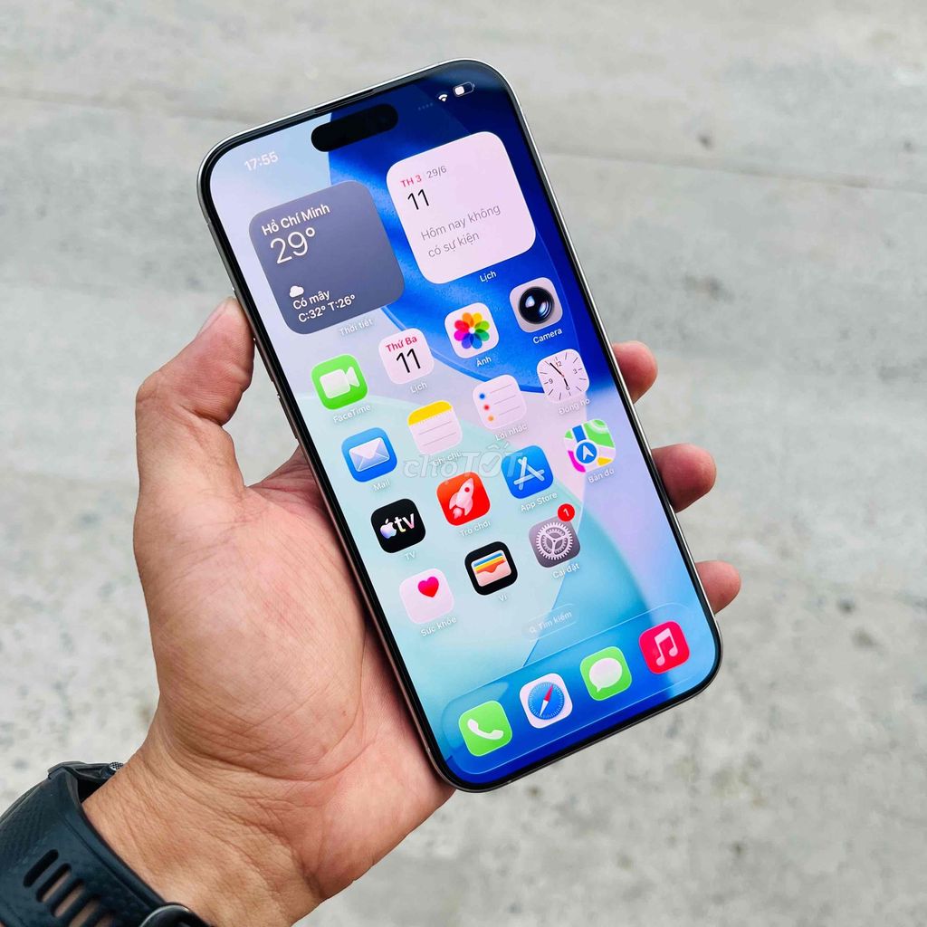 🌈16 Pro Max 256GB trắng VN like new pinzin 100%. Mua bán Điện thoại tại Quận Ninh Kiều Cần Thơ được đăng bởi Trường Mobile hình 1