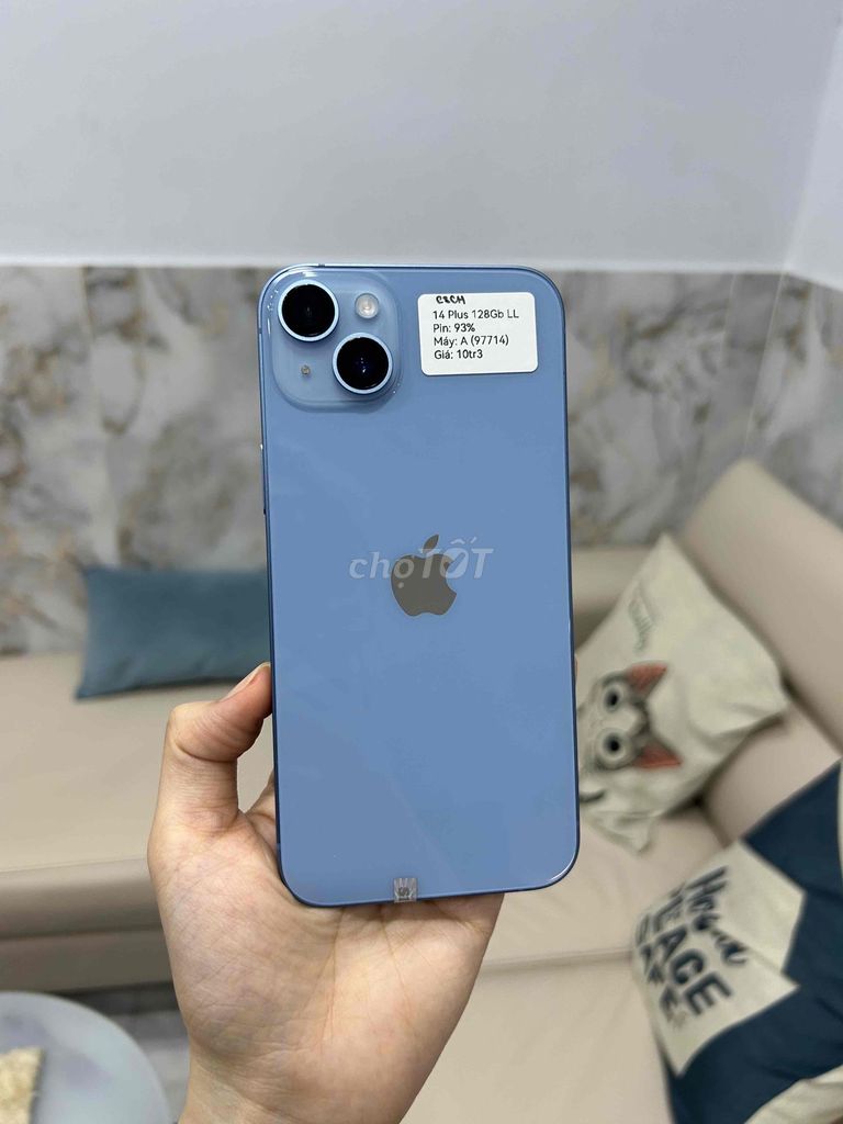 iPhone 14 Plus 128GB Xanh Dương Mỹ. Mua bán Điện thoại tại Huyện Hóc Môn Tp Hồ Chí Minh được đăng bởi SIRI STORE HCM hình 1
