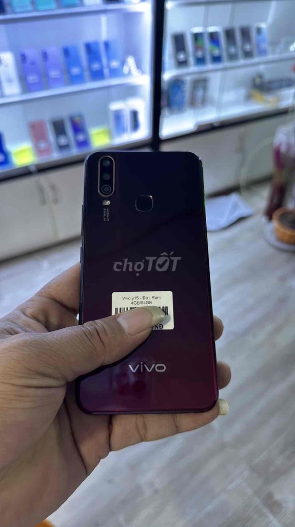 Vivo Y15 ram 4G/64GB máy đẹp 99 full chức năng