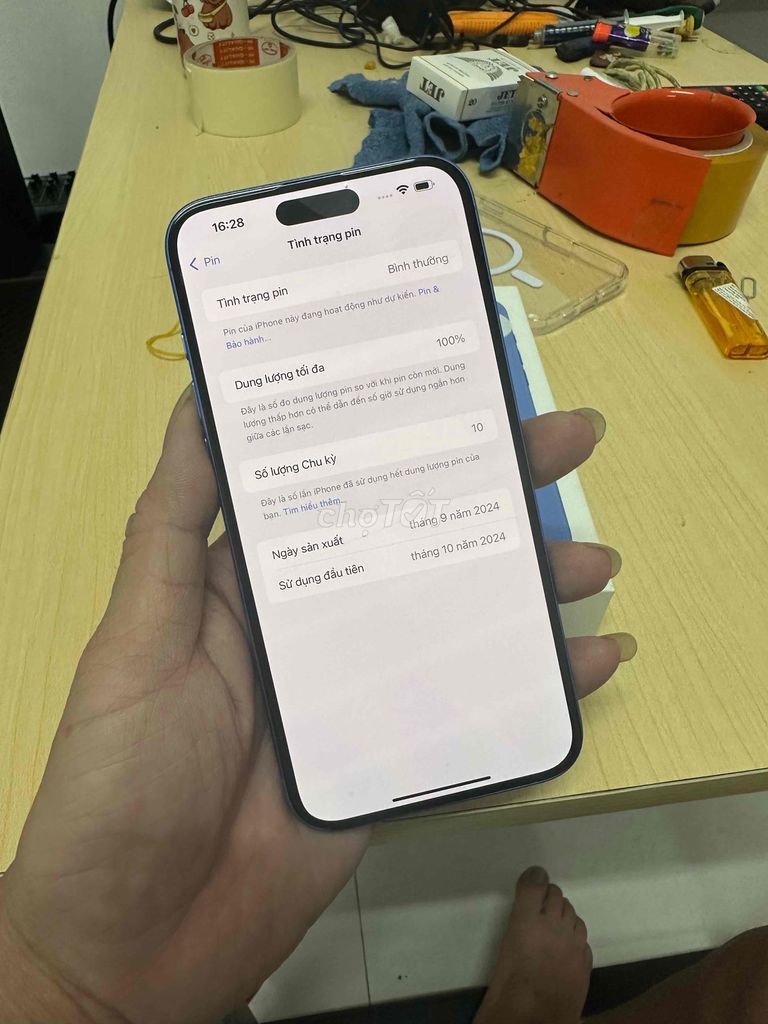 Iphone 16 Plus 128gb Xanh likenew full box BH dài