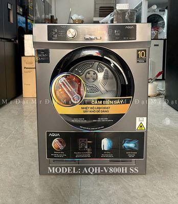 Máy sấy. thông hơi. 8 kg. AQUA. AQH-V800H SS. Mua bán Máy giặt tại Quận 8 Tp Hồ Chí Minh được đăng bởi Trần Thiện Đạt
