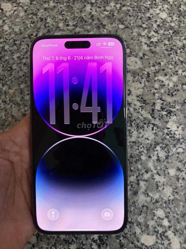 iPhone 14 Pro Max quốc tế Tím khói. Mua bán Điện thoại tại Thị xã Tân Uyên Bình Dương được đăng bởi Trường Trần hình 1