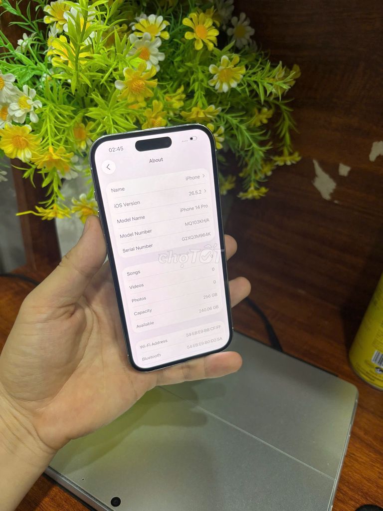 Apple iPhone 14 Pro 256GB Trắng Quốc tế. Mua bán Điện thoại tại Quận Bắc Từ Liêm Hà Nội được đăng bởi Cửa hàng Bính Táo hình 1