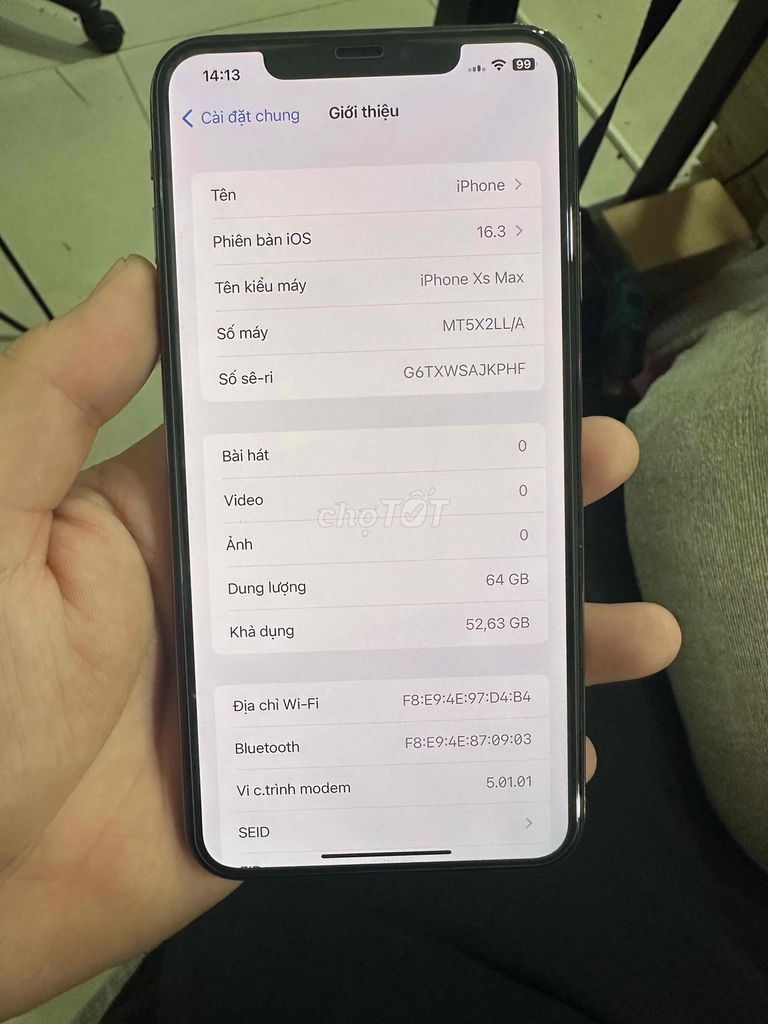 iPhone Xs Max 64GB Vàng. Mua bán Điện thoại tại Quận Cẩm Lệ Đà Nẵng được đăng bởi Daniel Nguyễn hình 1