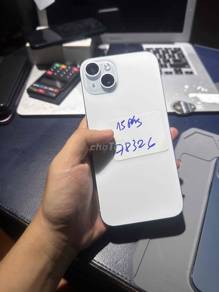 iphone 15plus quốc tế LLA zin nguyên áp suất