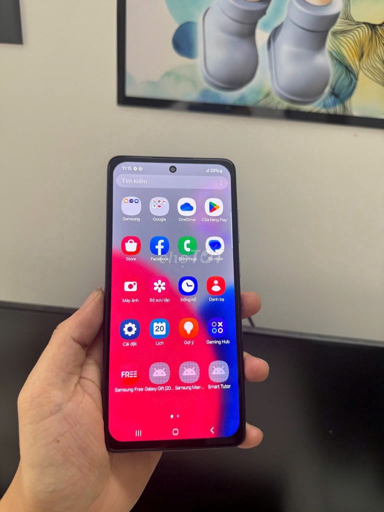 Samsung Galaxy A52 128GB Xanh 8GB. Mua bán Điện thoại tại Quận Cầu Giấy Hà Nội được đăng bởi Hội Đồ Điện Tử hình 1