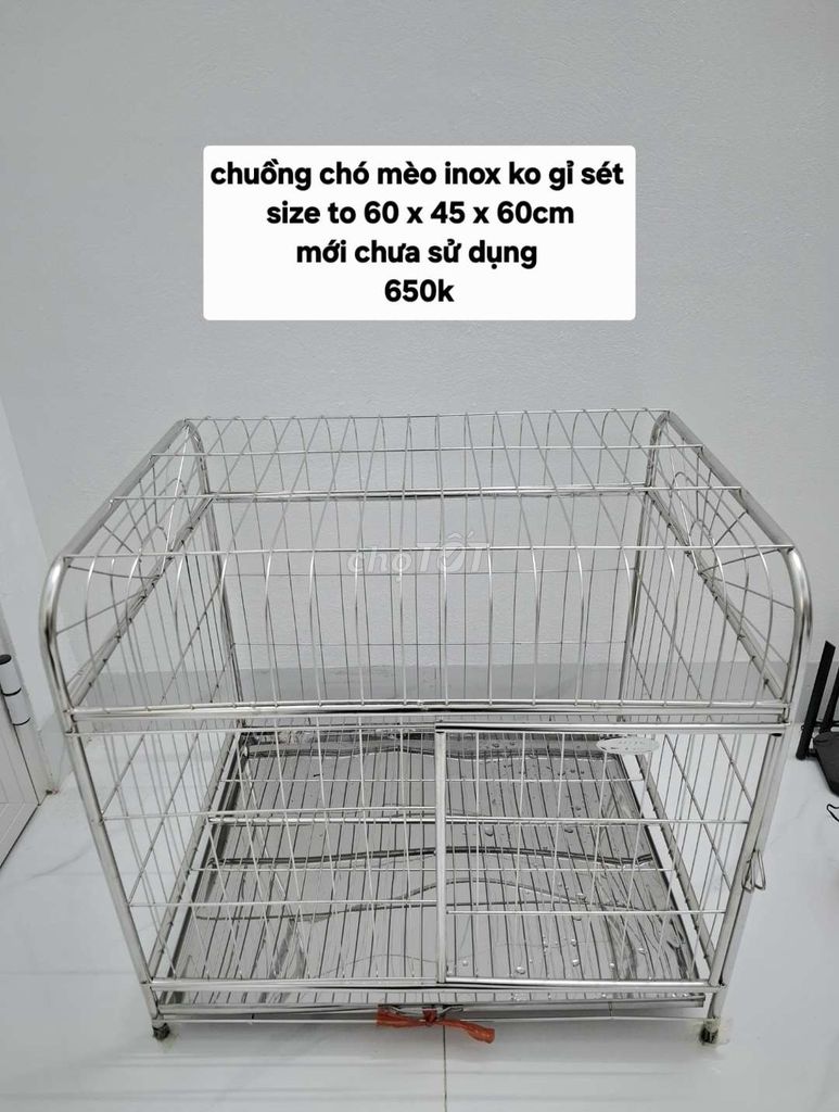 chuồng inox . Mua bán Phụ kiện, Thức ăn, Dịch vụ tại Quận Đống Đa Hà Nội được đăng bởi abcxyz hình 1