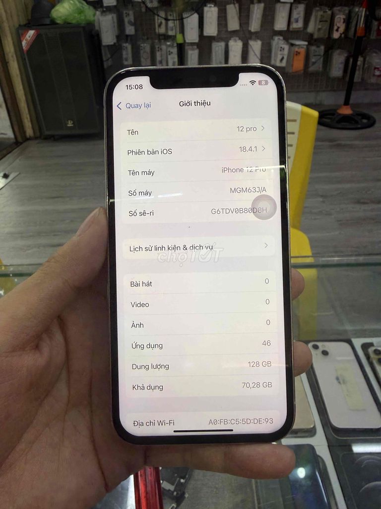 Apple iPhone 12 Pro 128GB Đã qua sử dụng. Mua bán Điện thoại tại Quận Hải Châu Đà Nẵng được đăng bởi Hoàng Táo 273 Nguyễn Hoàng Đà Nẵng hình 1