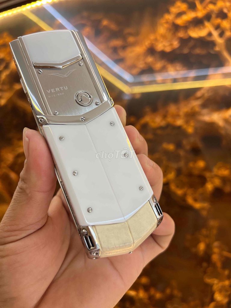 Vertu Signature S Trắng. Mua bán Điện thoại tại Thành phố Thủ Đức Tp Hồ Chí Minh được đăng bởi Thông Vertu hình 6