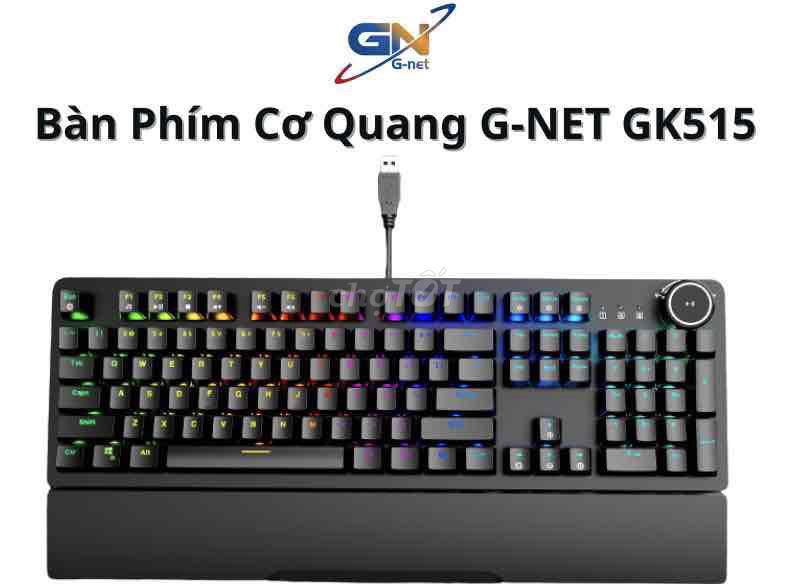 Bàn phím cơ G-NET GK515 Đen USB Rainbow. Mua bán Phụ kiện (Màn hình, Chuột...) tại Quận Hải An Hải Phòng được đăng bởi Phạm thị Quỳnh hình 1