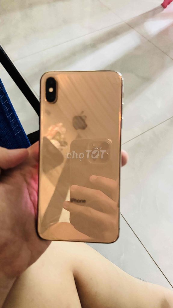 Apple iPhone XS Max Vàng Màn sọc, lưng vỡ kính. Mua bán Điện thoại tại Thành phố Biên Hòa Đồng Nai được đăng bởi Bin Cu hình 1