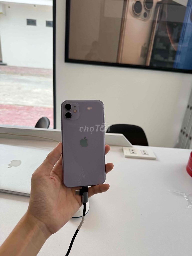 Apple iPhone 11 64GB Tím. Mua bán Điện thoại tại Quận Lê Chân Hải Phòng được đăng bởi Nghiêm Thượng Mobile hình 1