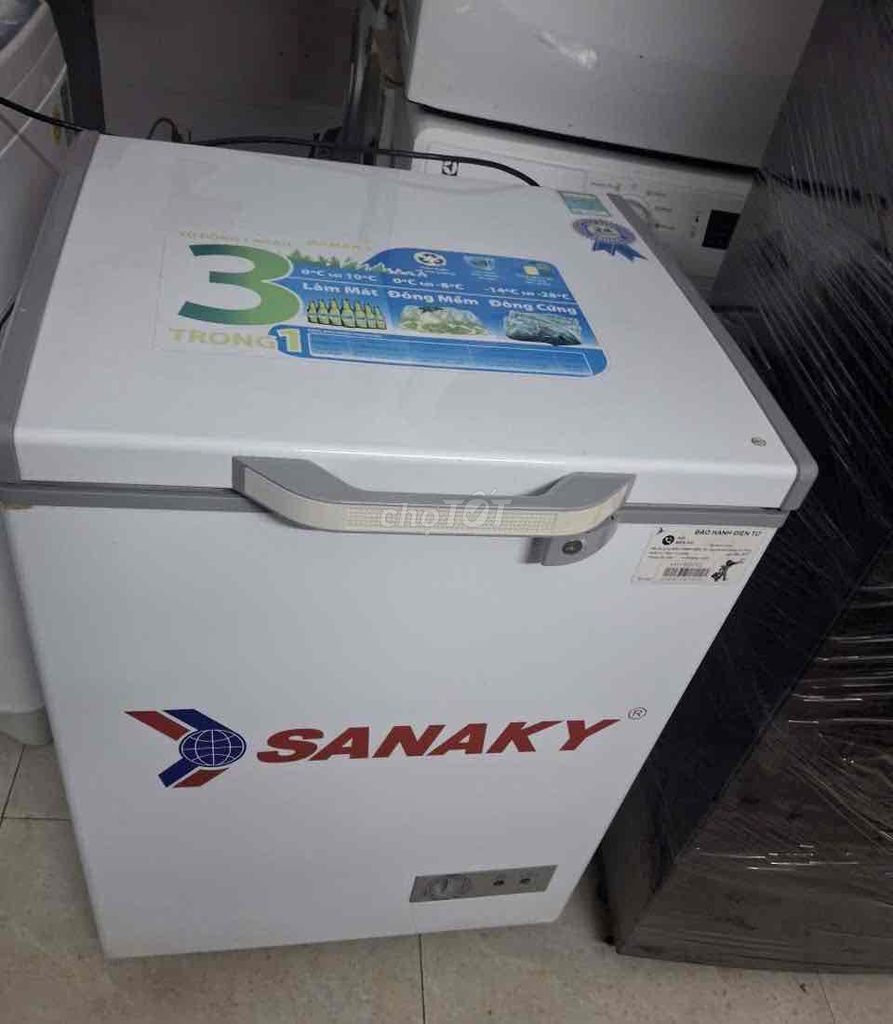 Tủ đông Sanaky 100L Trắng Đã dùng. Mua bán Tủ lạnh tại Quận 7 Tp Hồ Chí Minh được đăng bởi shop đồ cũ hình 1