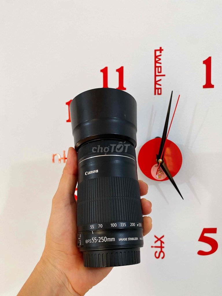 Ống kính Canon EF-S 55-250is STM. Mua bán Máy ảnh, Máy quay tại Quận Gò Vấp Tp Hồ Chí Minh được đăng bởi Hữu Huy hình 1